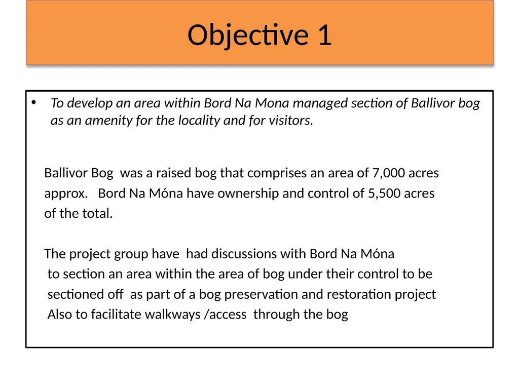 MWM Bog Heritage Project Presentation and Book - slide 4 of 21