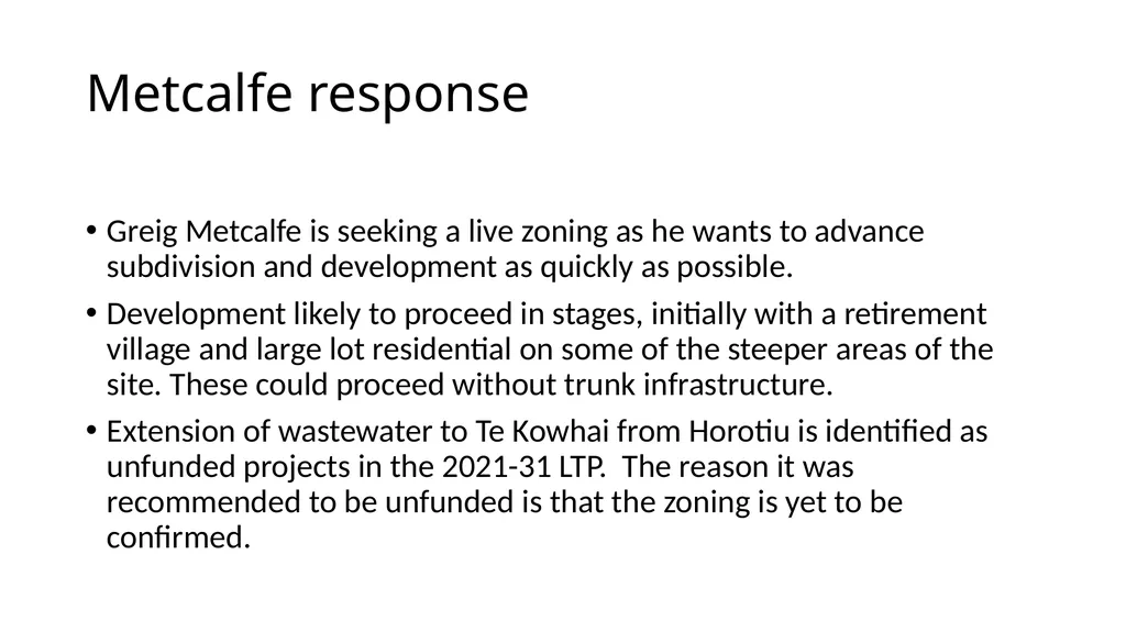 Zone Extents: Te Kowhai Evidence Highlights Bevan - slide 6 of 7