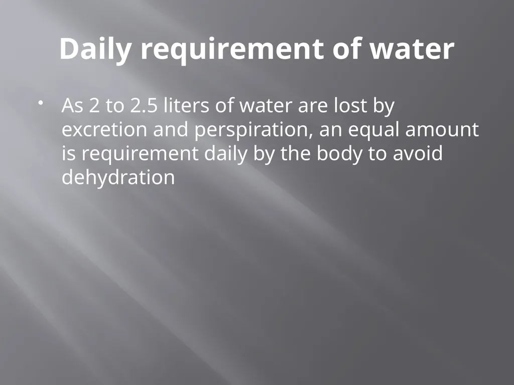 Water and Electrolyte Balance Mrs. L. - slide 2 of 32