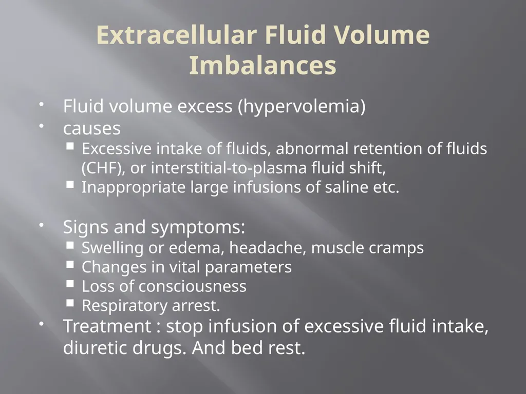 Water and Electrolyte Balance Mrs. L. - slide 26 of 32