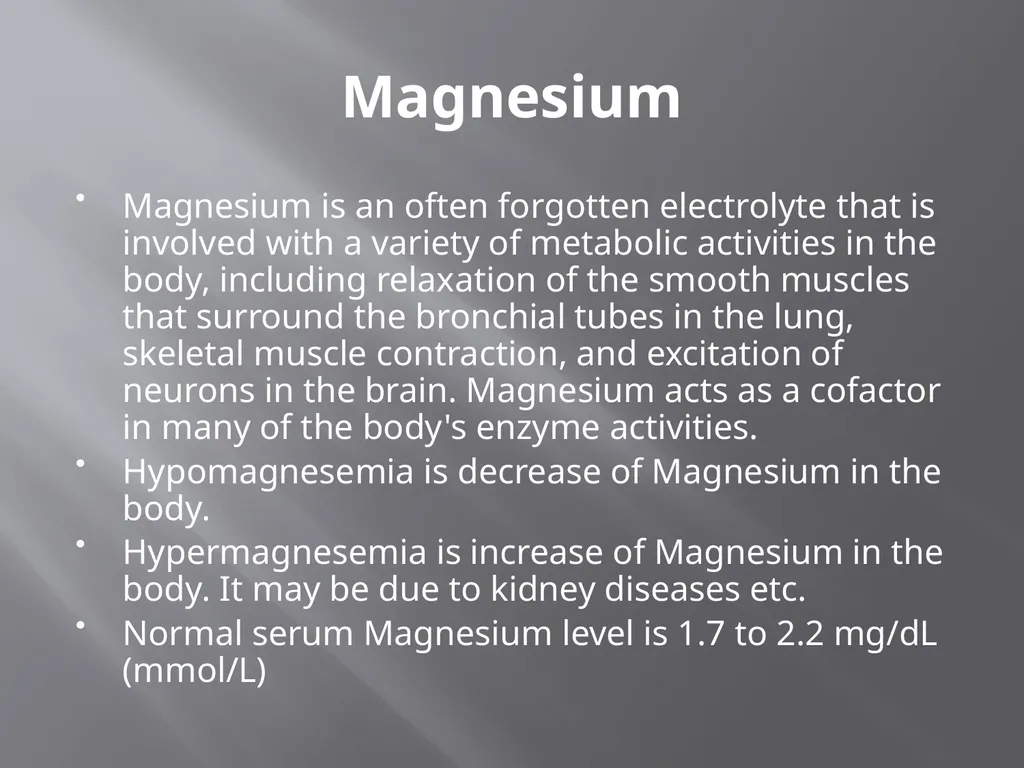 Water and Electrolyte Balance Mrs. L. - slide 23 of 32