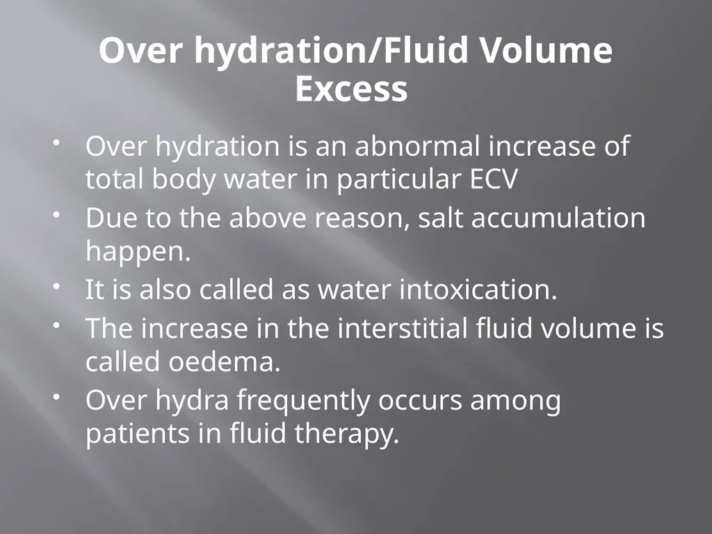 Water and Electrolyte Balance Mrs. L. - slide 24 of 32