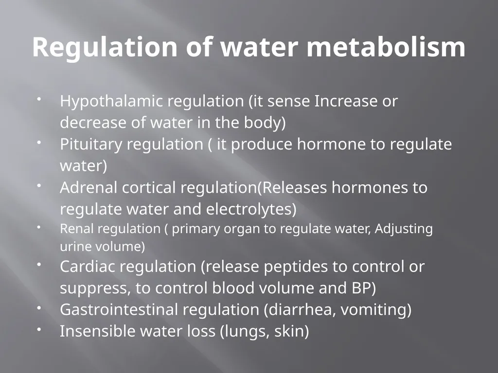 Water and Electrolyte Balance Mrs. L. - slide 8 of 32