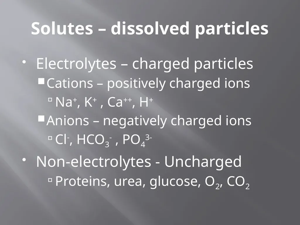 Water and Electrolyte Balance Mrs. L. - slide 14 of 32