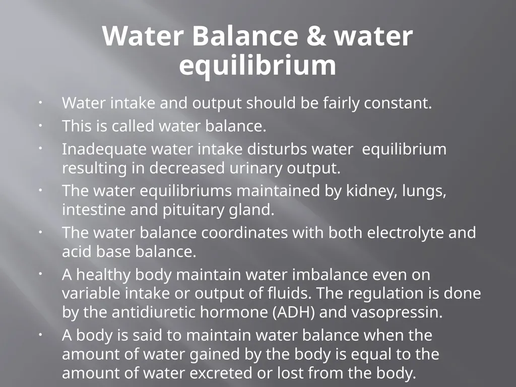 Water and Electrolyte Balance Mrs. L. - slide 11 of 32