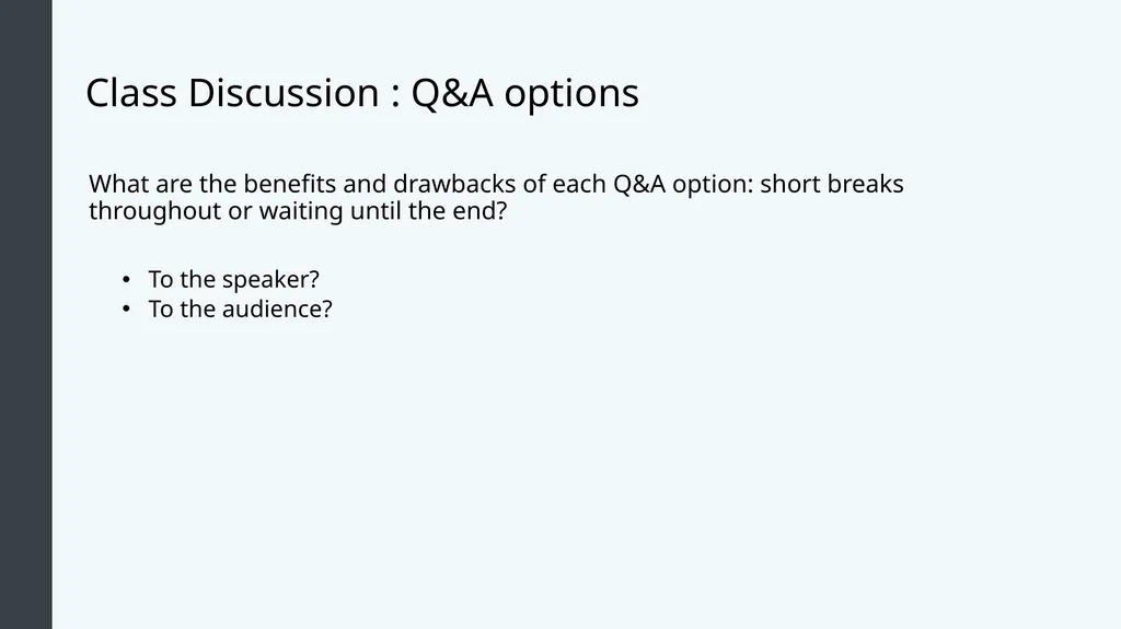 Public Speaking Module 12: Public Speaking Online - slide 26 of 31