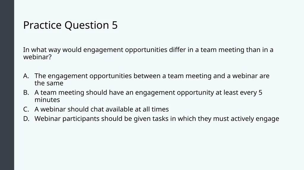 Public Speaking Module 12: Public Speaking Online - slide 29 of 31