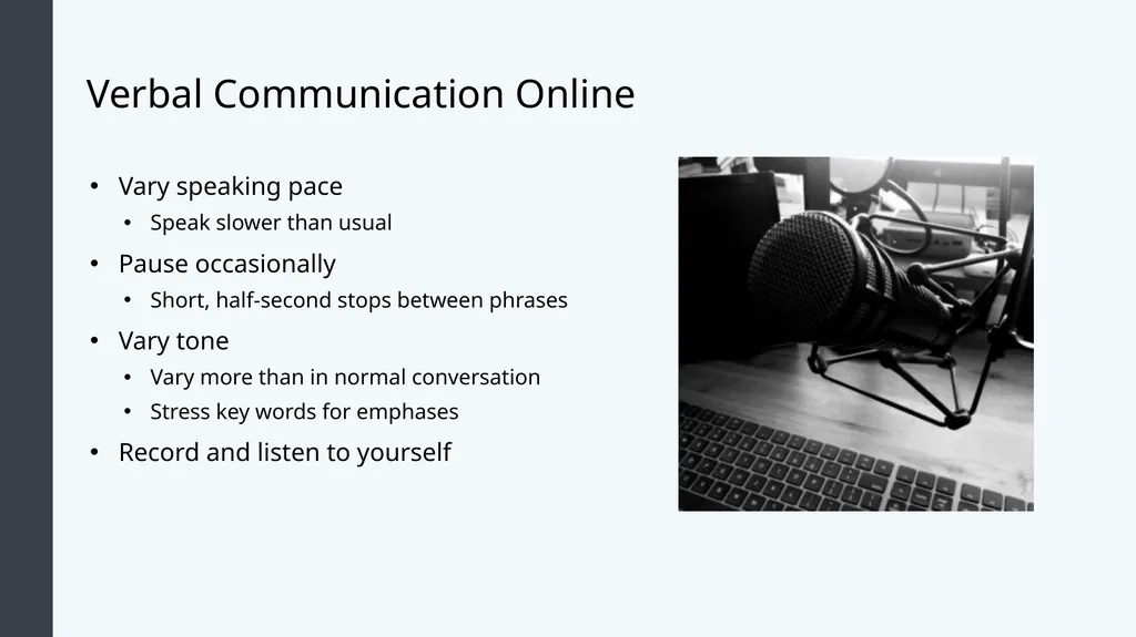 Public Speaking Module 12: Public Speaking Online - slide 8 of 31