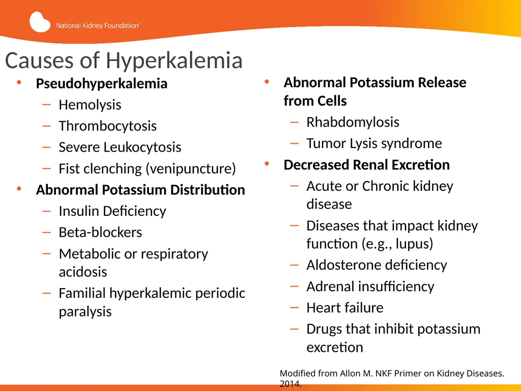 Evaluation and Management of Hyperkalemia This - slide 7 of 35