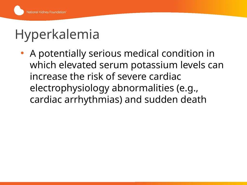 Evaluation and Management of Hyperkalemia This - slide 5 of 35