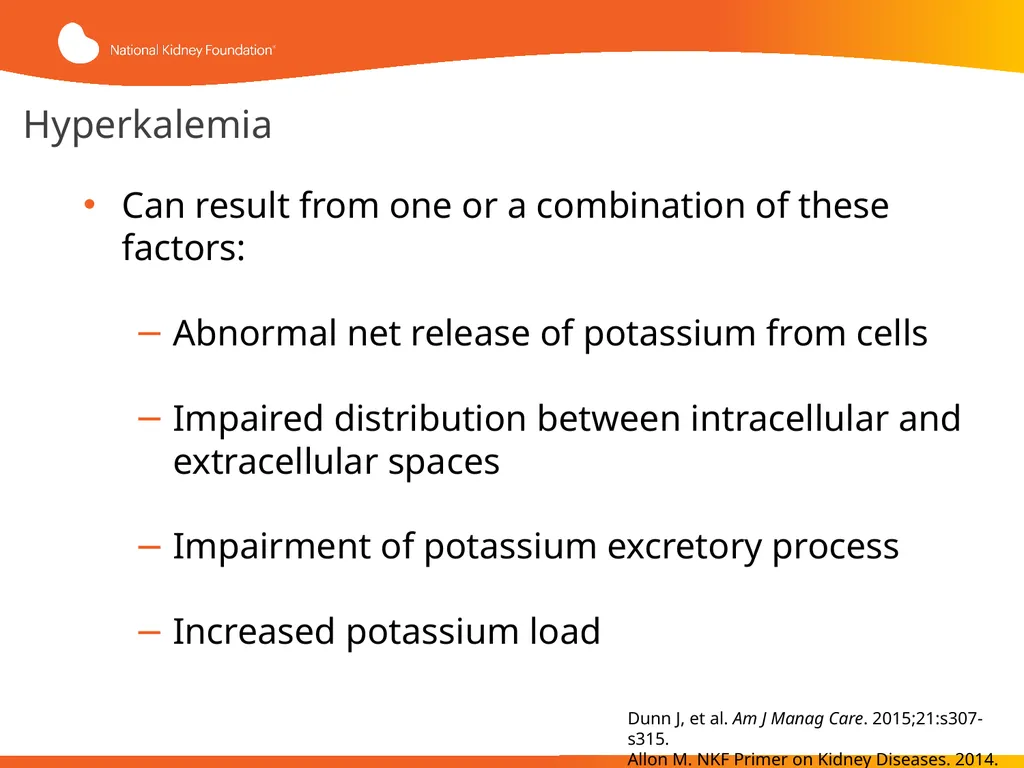 Evaluation and Management of Hyperkalemia This - slide 6 of 35