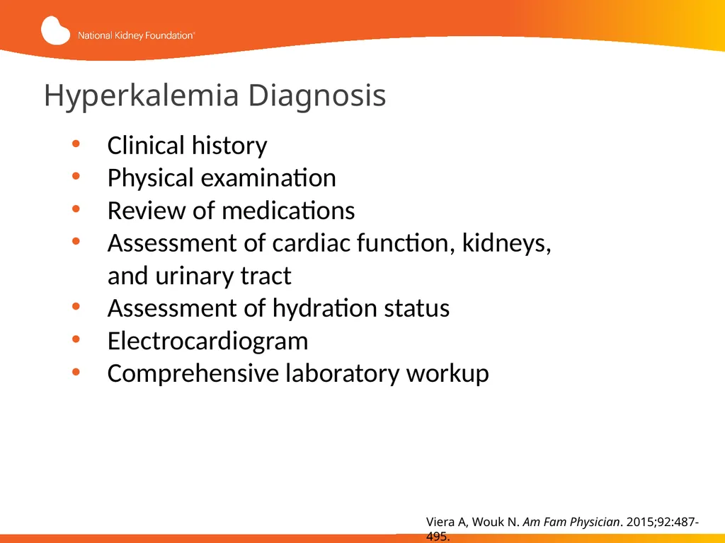 Evaluation and Management of Hyperkalemia This - slide 18 of 35