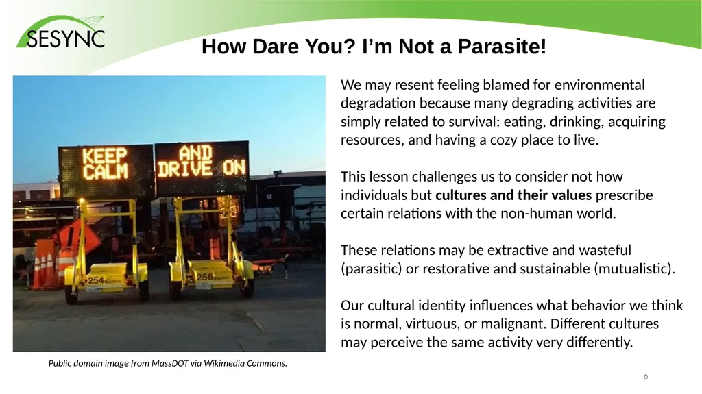 Lesson: How Can Human Societies Evolve from - slide 6 of 7