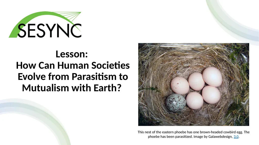 Lesson: How Can Human Societies Evolve from