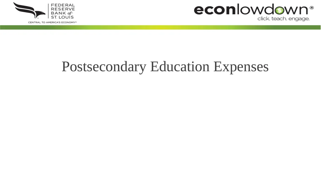 Postsecondary Education Expenses Answers Revealed!