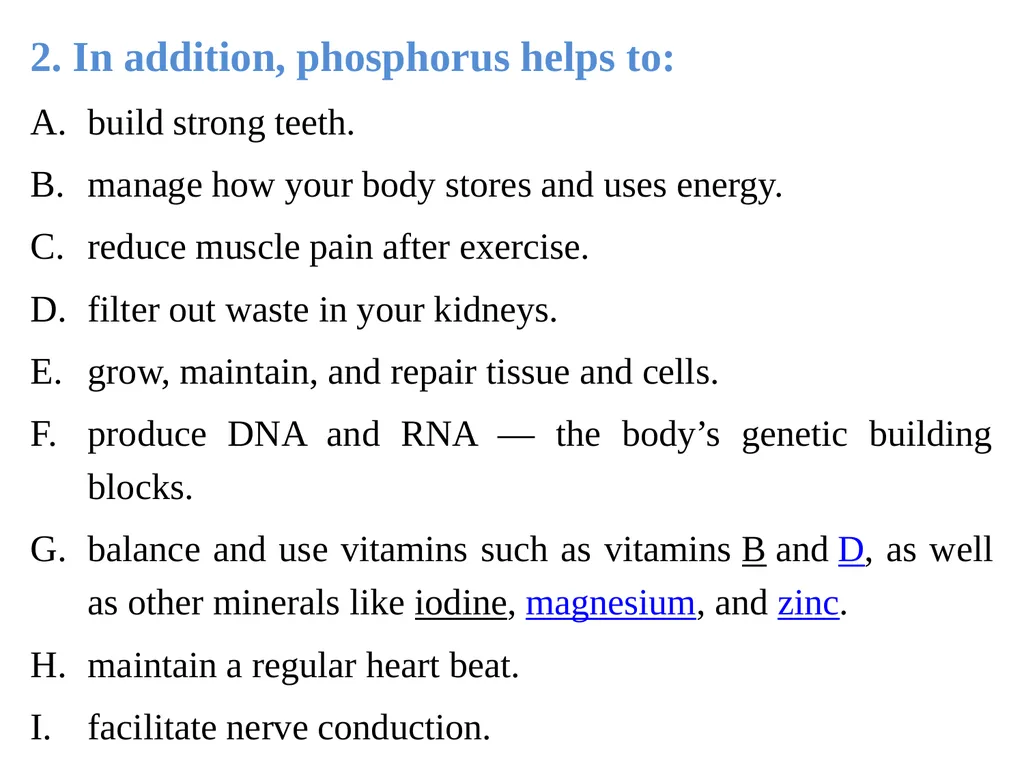 Serum phosphorus measurement (inorganic - slide 5 of 14