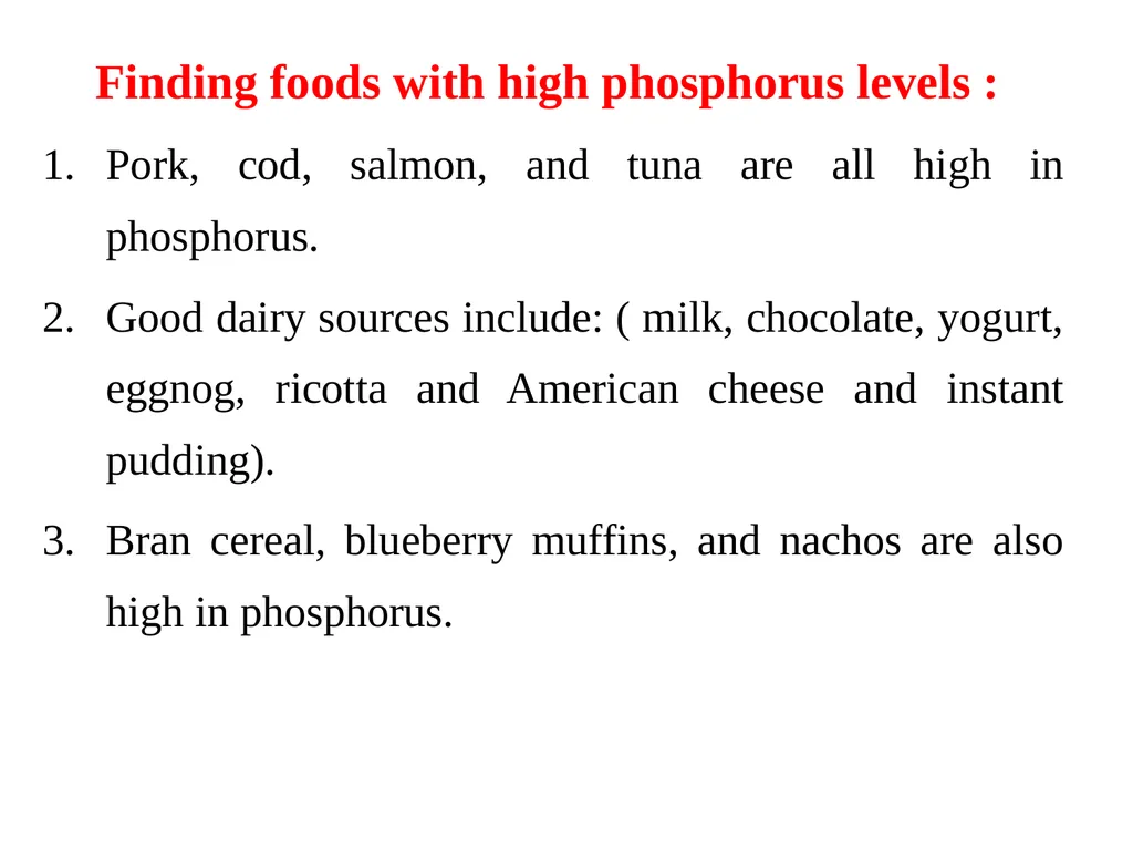 Serum phosphorus measurement (inorganic - slide 3 of 14