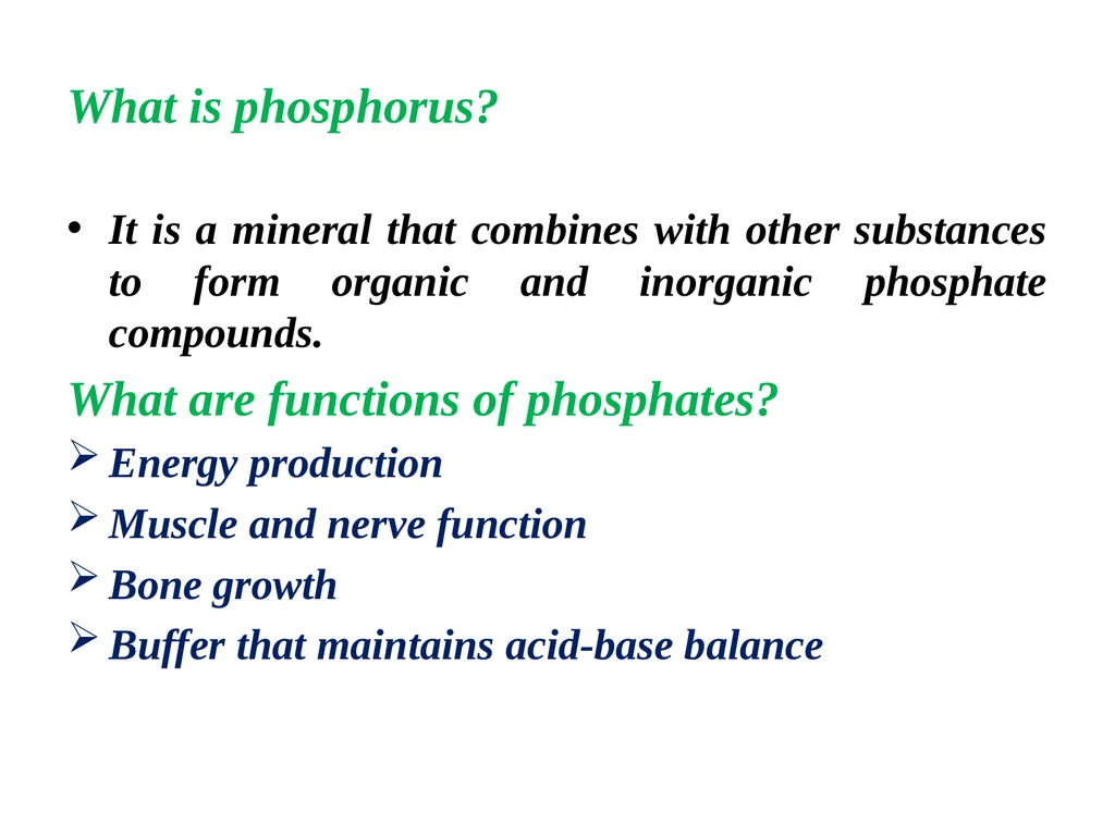 Blood Phosphorus Presented By Assist.Lecturer - slide 2 of 10