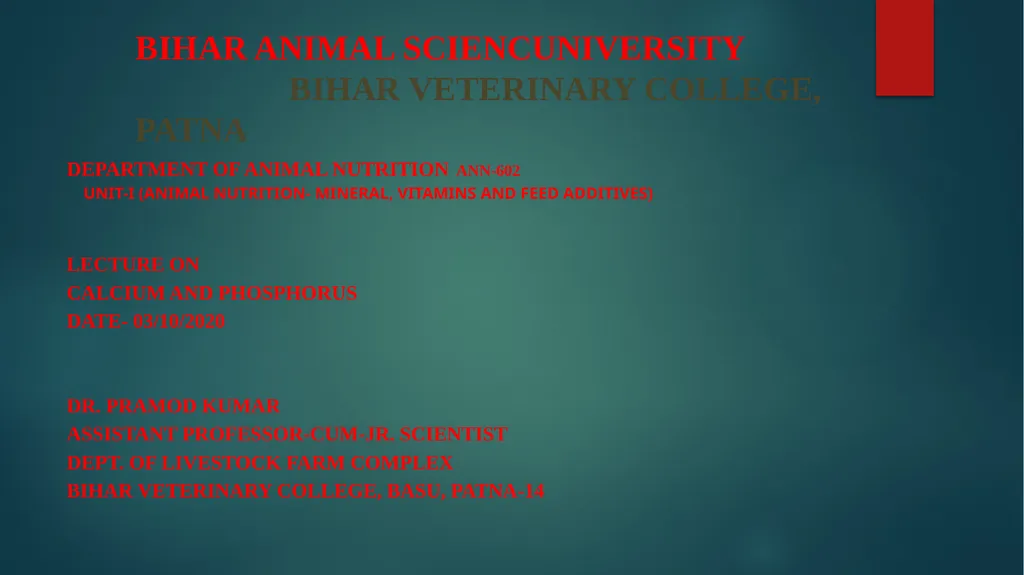 BIHAR ANIMAL SCIENCUNIVERSITY BIHAR VETERINARY