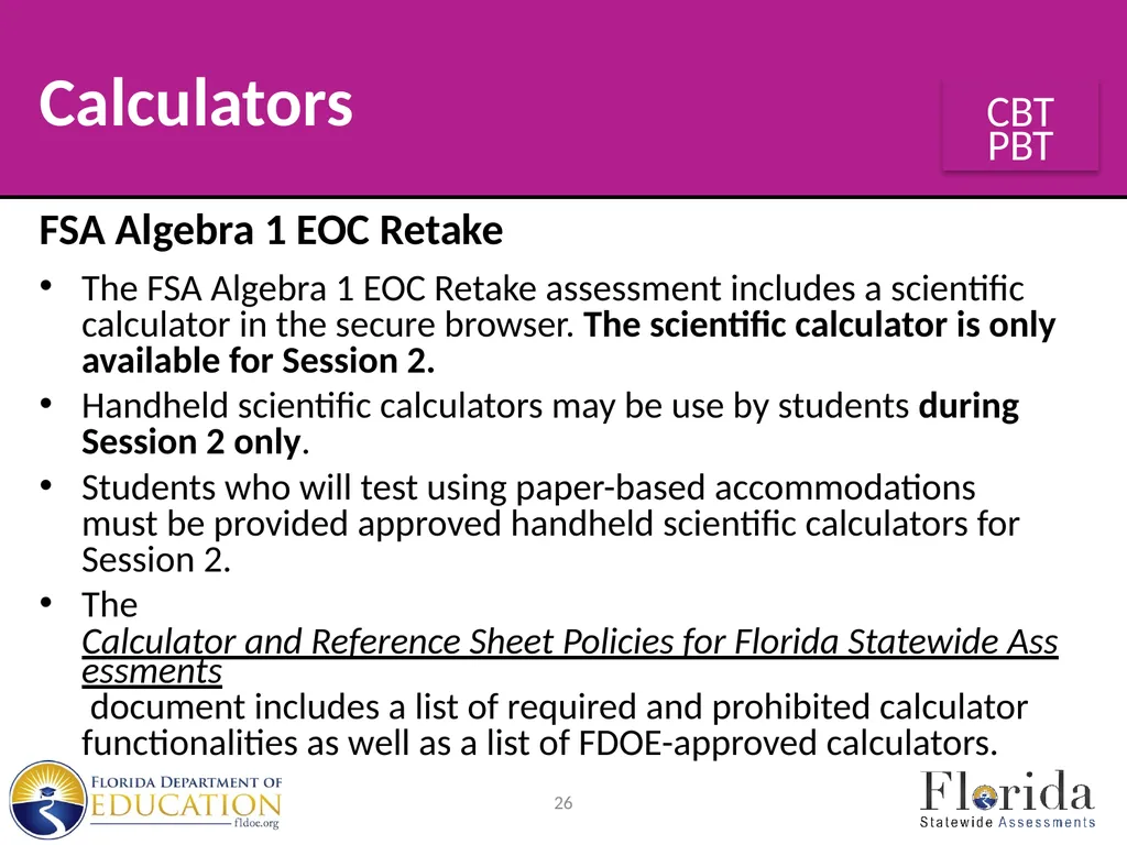 Spring/Summer 2024 Florida Statewide Assessments - slide 26 of 76