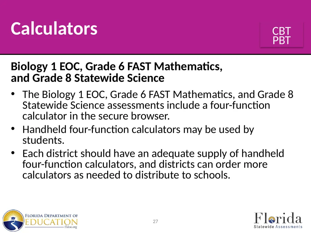 Spring/Summer 2024 Florida Statewide Assessments - slide 27 of 76
