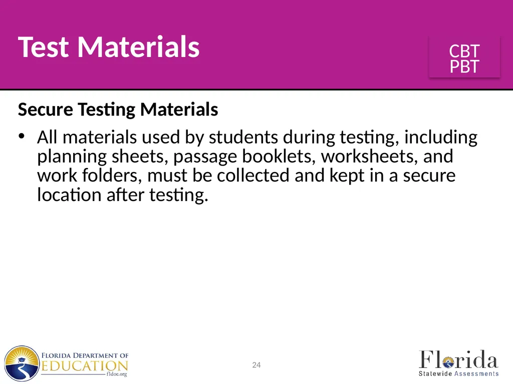 Spring/Summer 2024 Florida Statewide Assessments - slide 24 of 76