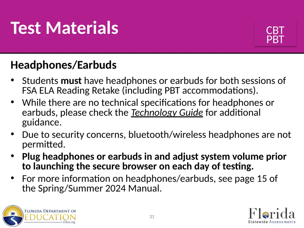 Spring/Summer 2024 Florida Statewide Assessments - slide 31 of 76