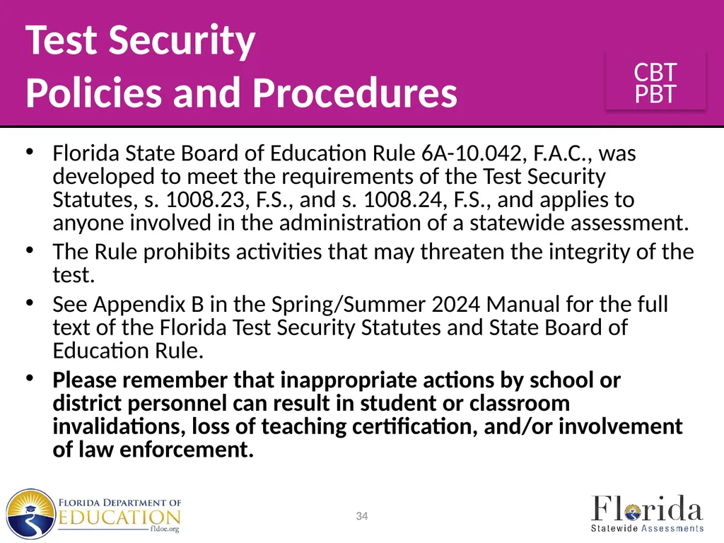 Spring/Summer 2024 Florida Statewide Assessments - slide 34 of 76