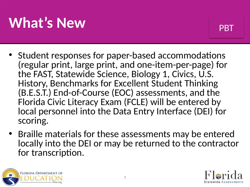 Spring/Summer 2024 Florida Statewide Assessments - slide 7 of 76