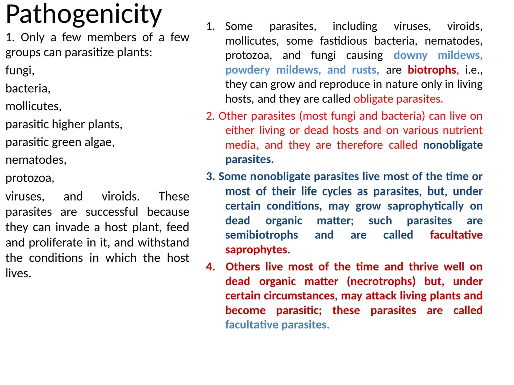 Pathogenicity Infectious diseases The pathogen - slide 5 of 5