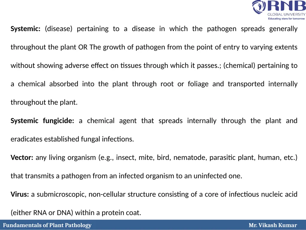 Course Name: Fundamentals of Plant Pathology - slide 14 of 26