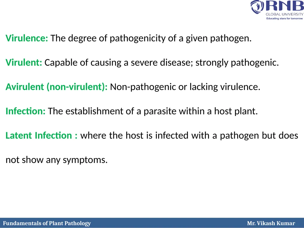 Course Name: Fundamentals of Plant Pathology - slide 7 of 26
