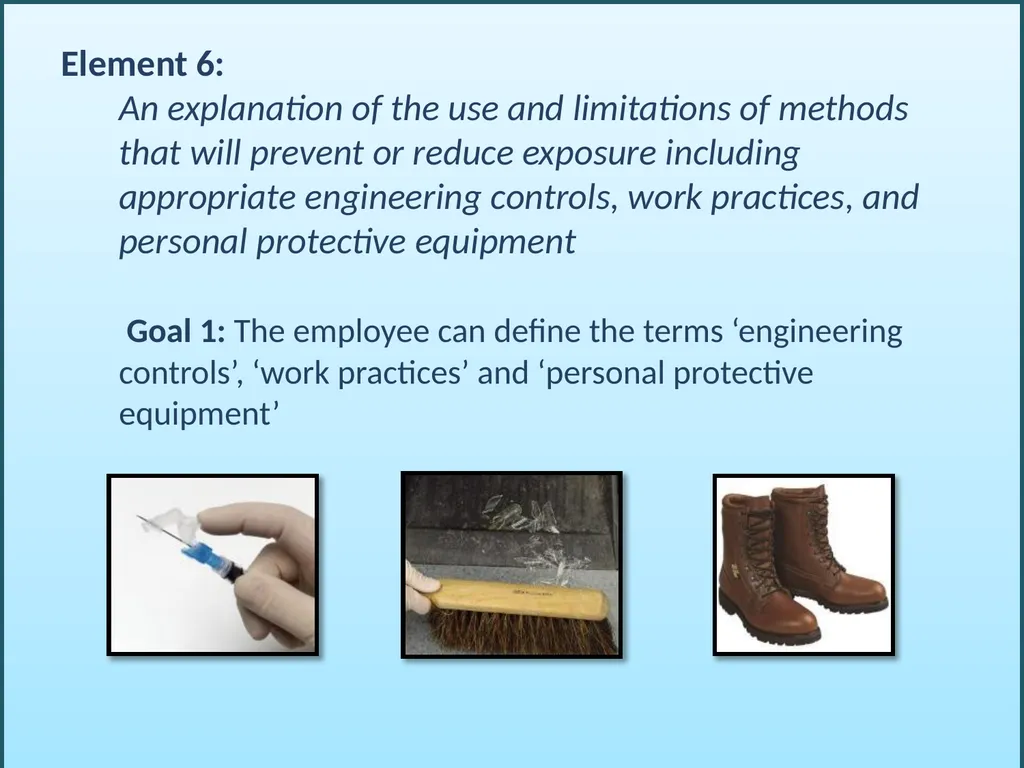 BLOODBORNE PATHOGENS “The OSHA Bloodborne Pathogen - slide 50 of 90