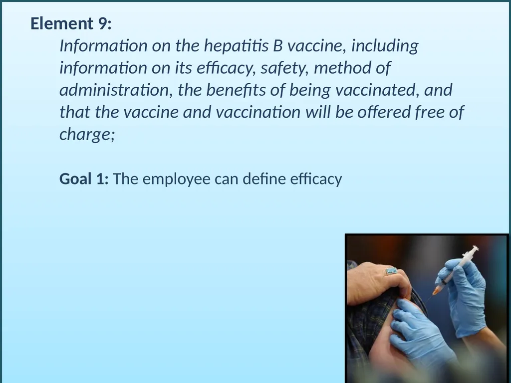 BLOODBORNE PATHOGENS “The OSHA Bloodborne Pathogen - slide 63 of 90