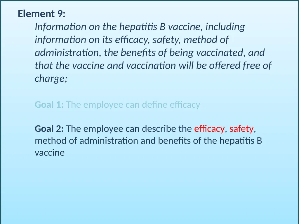BLOODBORNE PATHOGENS “The OSHA Bloodborne Pathogen - slide 64 of 90