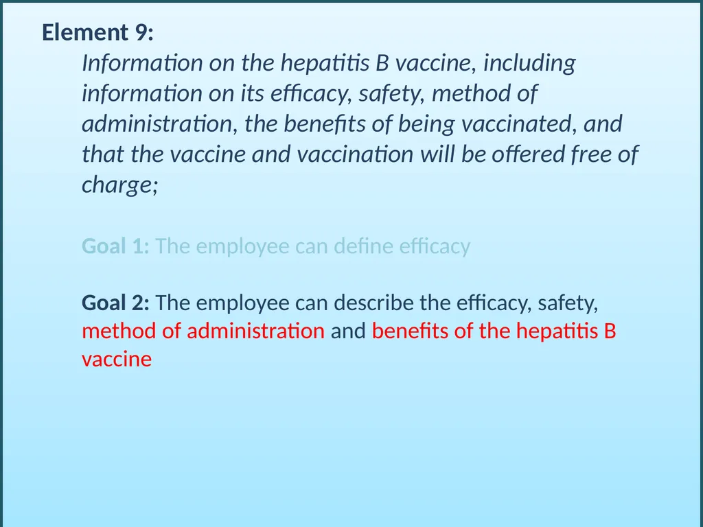 BLOODBORNE PATHOGENS “The OSHA Bloodborne Pathogen - slide 65 of 90