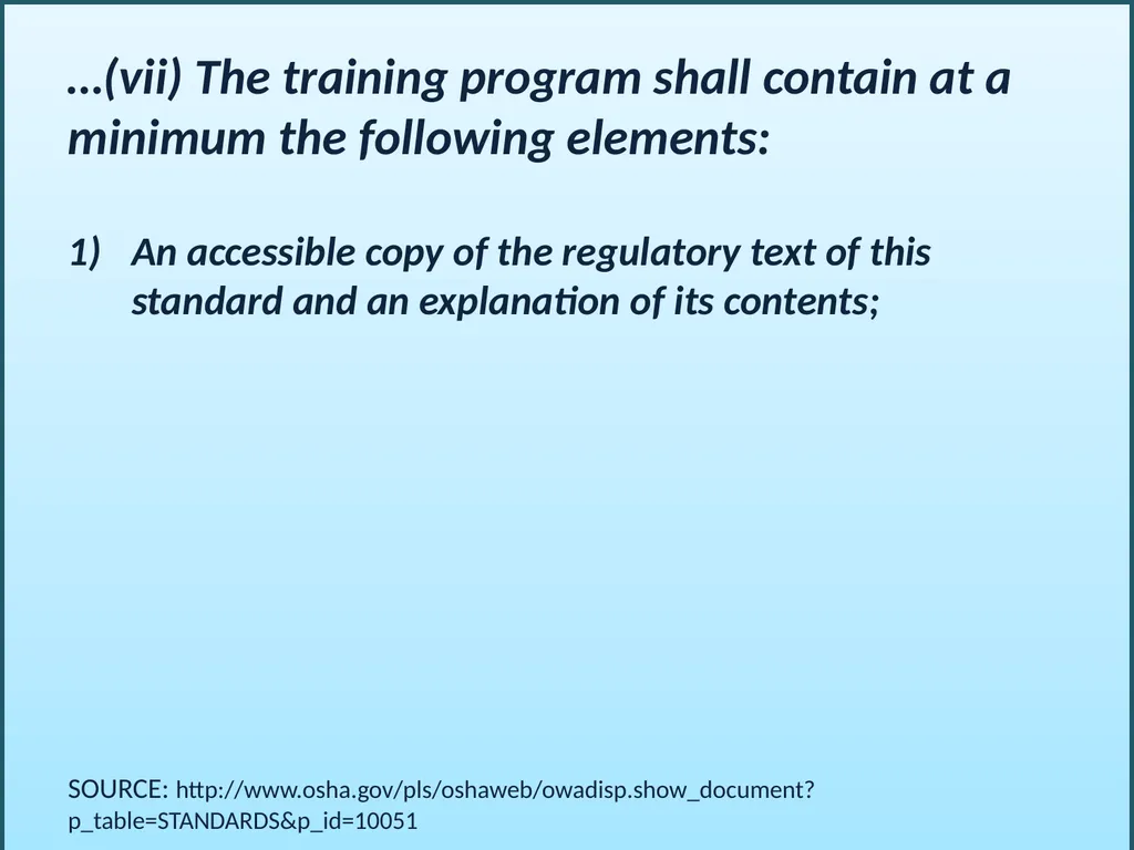 BLOODBORNE PATHOGENS “The OSHA Bloodborne Pathogen - slide 9 of 90