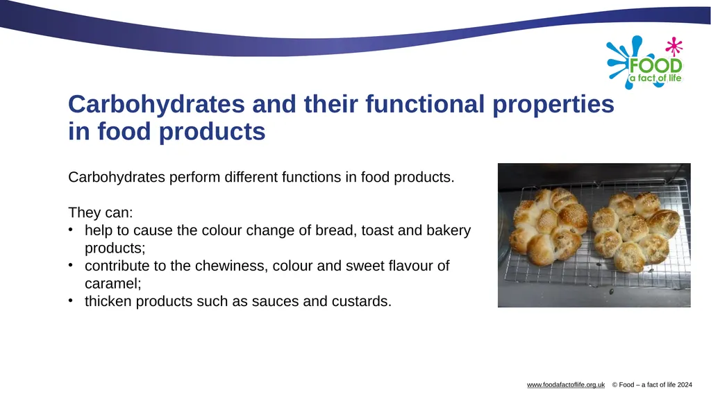 Carbohydrates and their functional properties in - slide 9 of 15