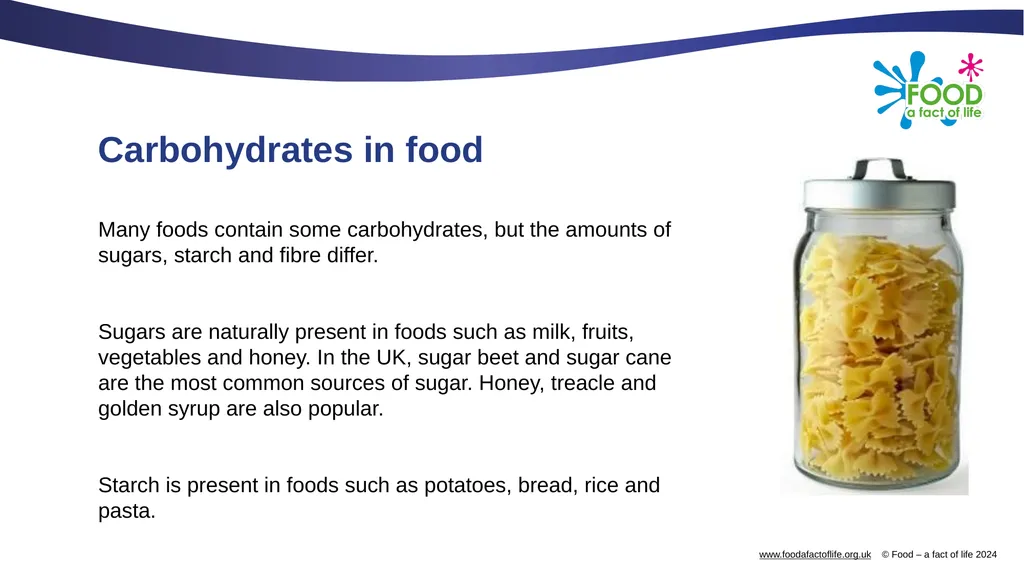 Carbohydrates and their functional properties in - slide 2 of 15