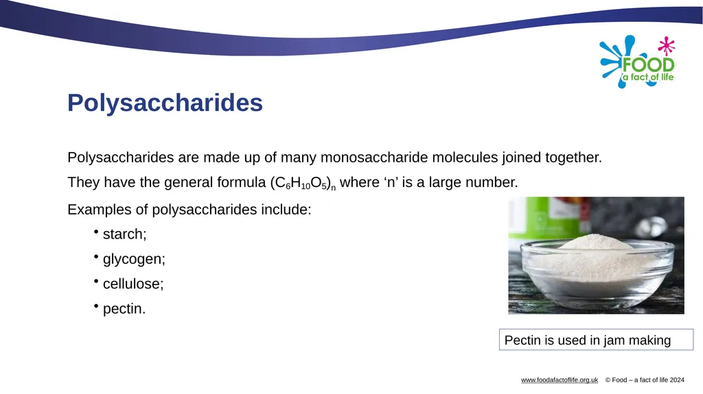 Carbohydrates and their functional properties in - slide 7 of 15