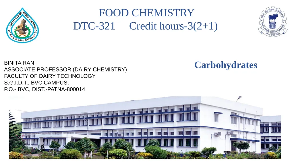 BINITA RANI ASSOCIATE PROFESSOR (DAIRY CHEMISTRY) - slide 1 of 12