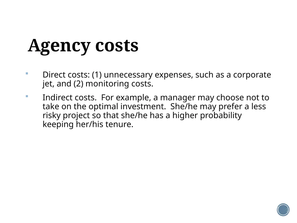 Chapter 1: Introduction to corporate finance - slide 23 of 35