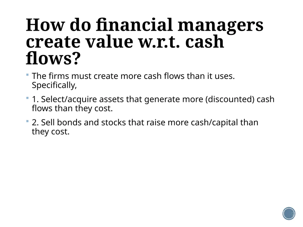 Chapter 1: Introduction to corporate finance - slide 8 of 35