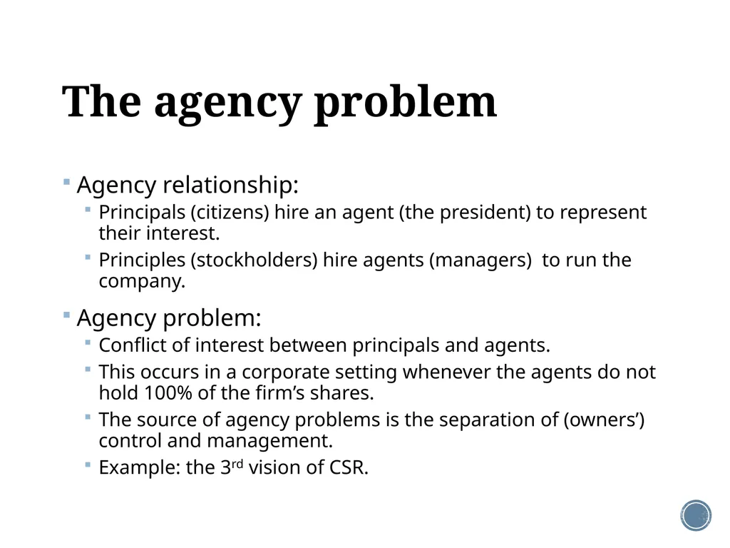 Chapter 1: Introduction to corporate finance - slide 22 of 35