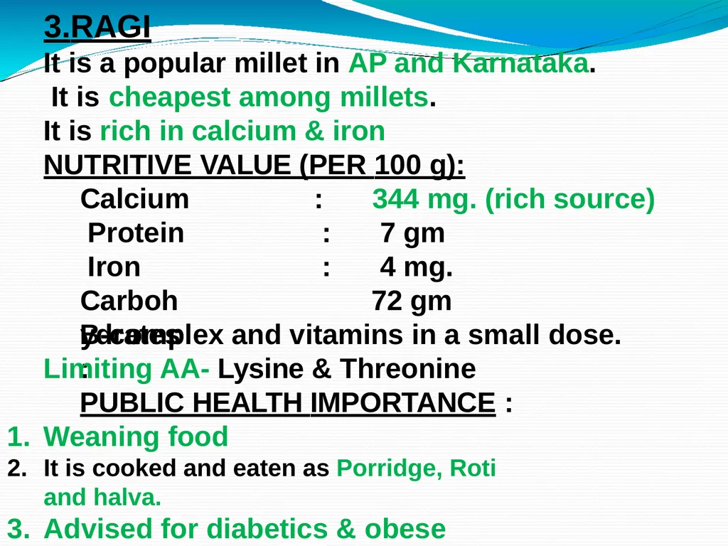 Nutrition specimens and models Dr. Nitin Kumar - slide 18 of 40