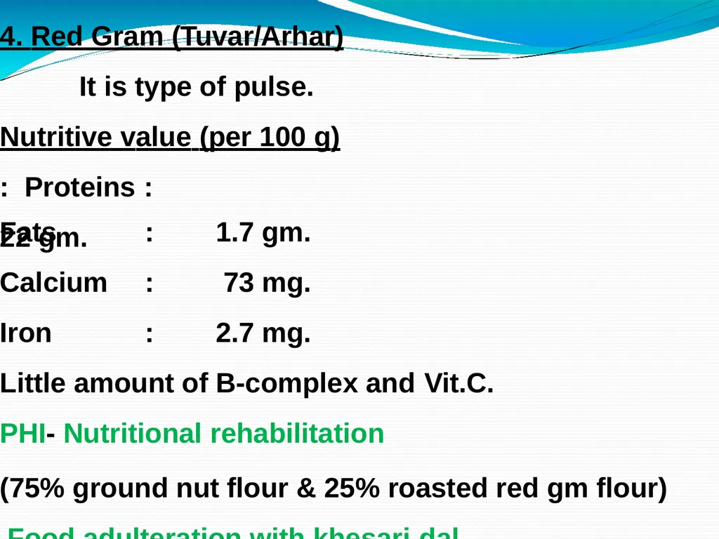 Nutrition specimens and models Dr. Nitin Kumar - slide 26 of 40
