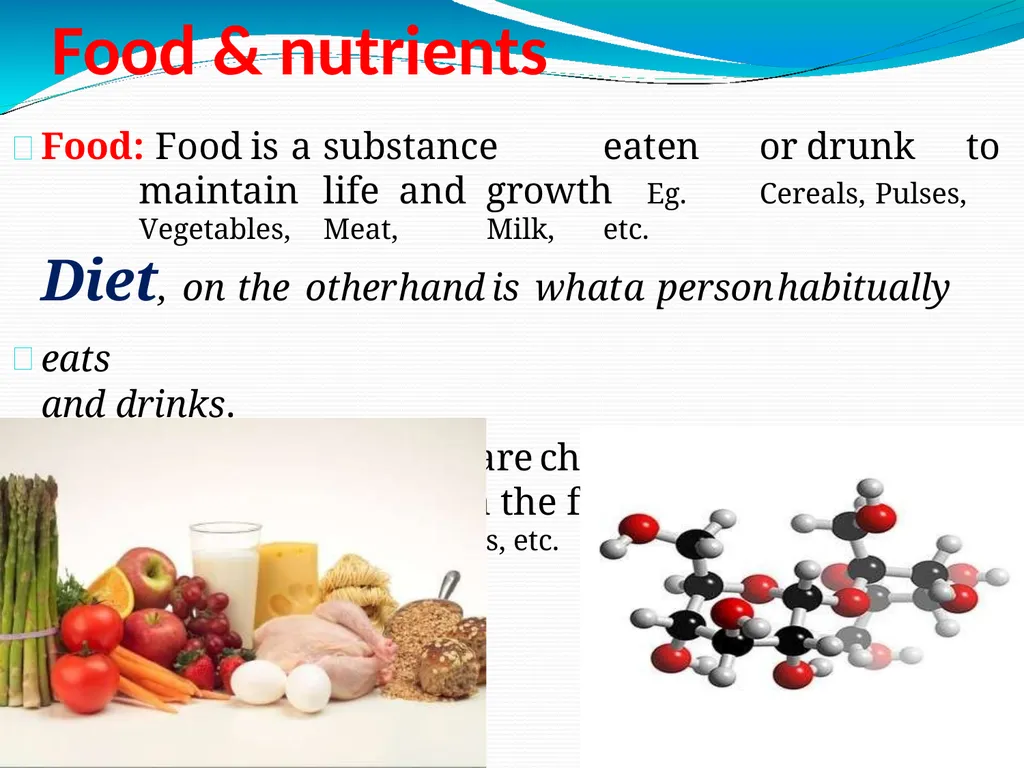 Nutrition specimens and models Dr. Nitin Kumar - slide 3 of 40