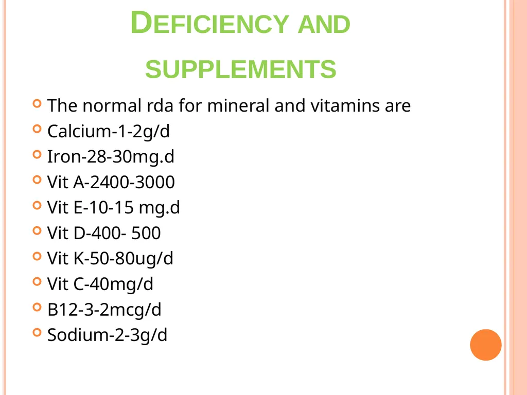 Balanced Diet and Nutrients What is balanced - slide 45 of 52