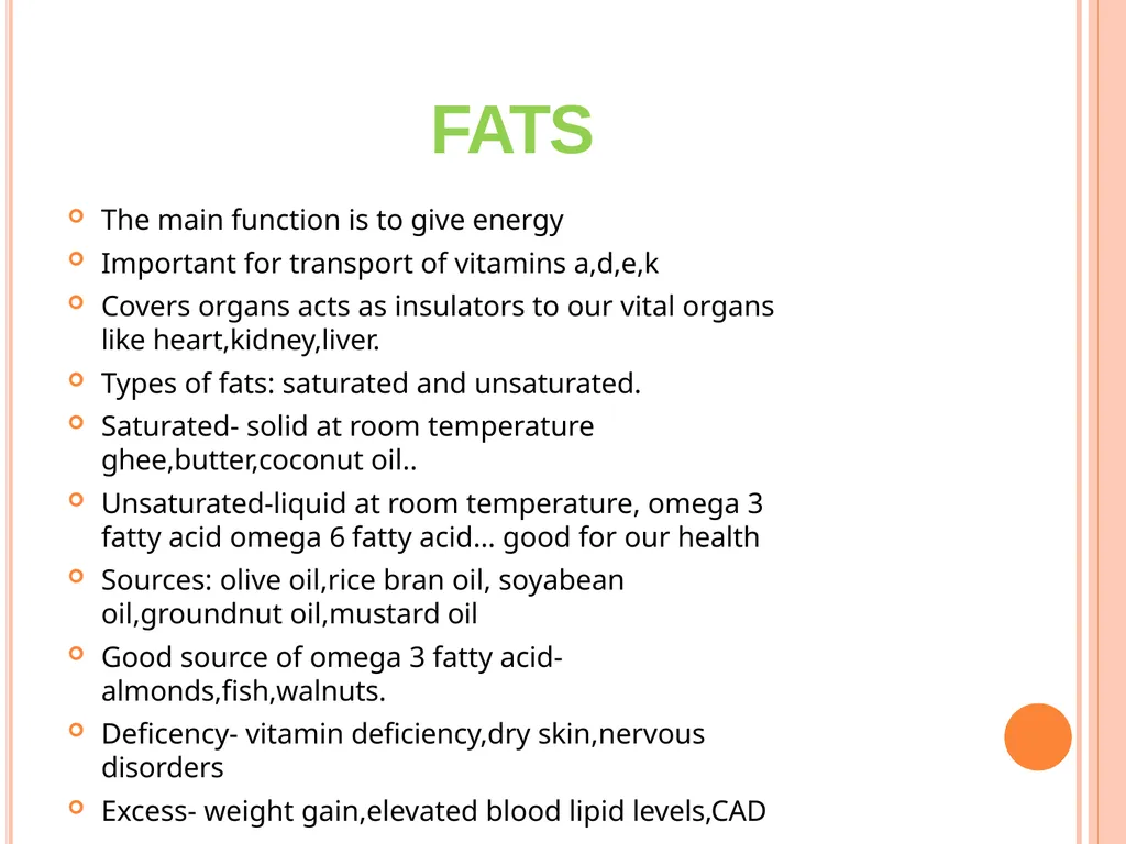 Balanced Diet and Nutrients What is balanced - slide 8 of 52