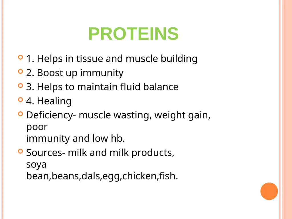 Balanced Diet and Nutrients What is balanced - slide 5 of 52